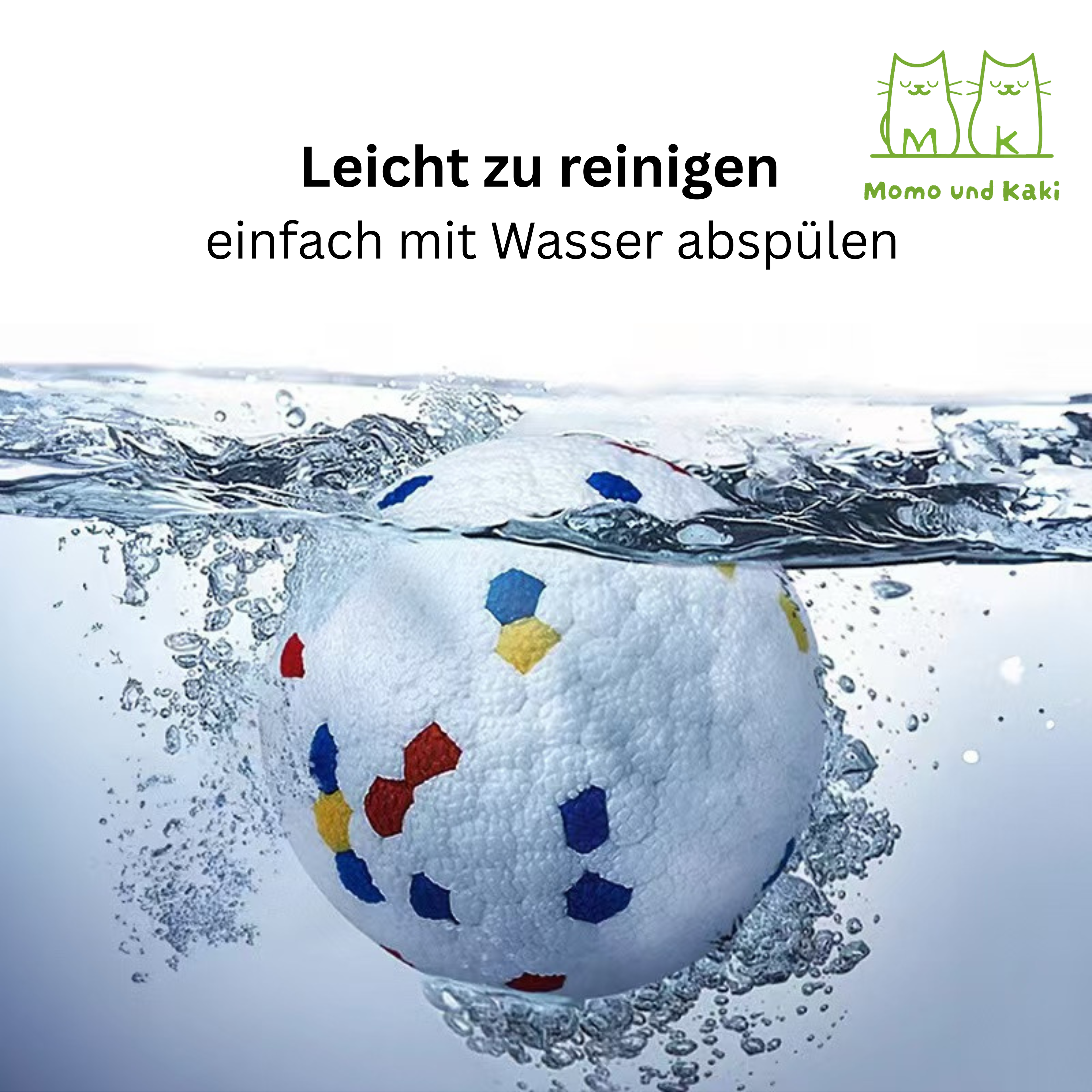 Elastischer Vollgummi-Hundeball – bissfest & sanft zum Zahnfleisch