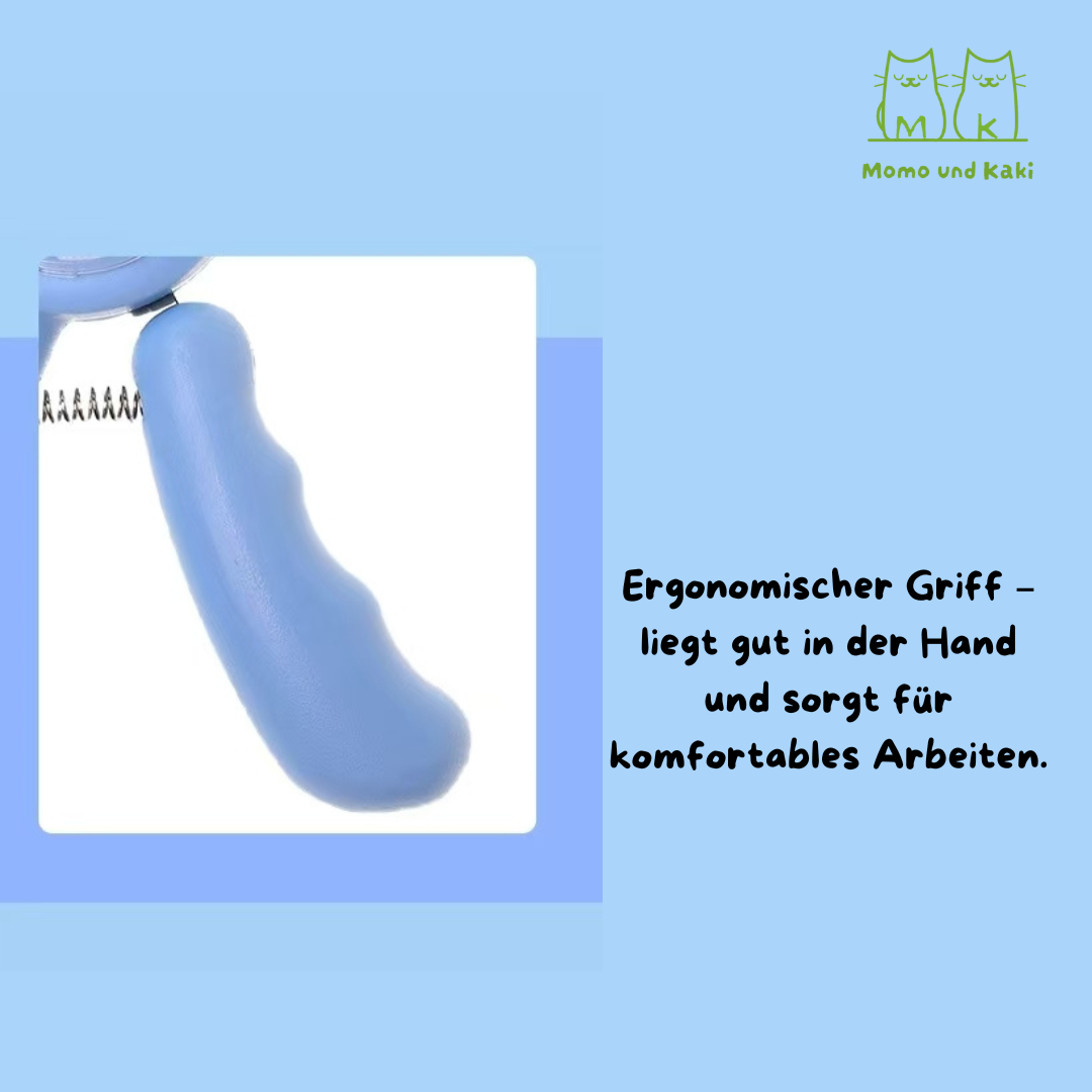 Krallenschere mit Spritzschutz: saubere Schnitte ohne Nagelspäne, ergonomischer Griff