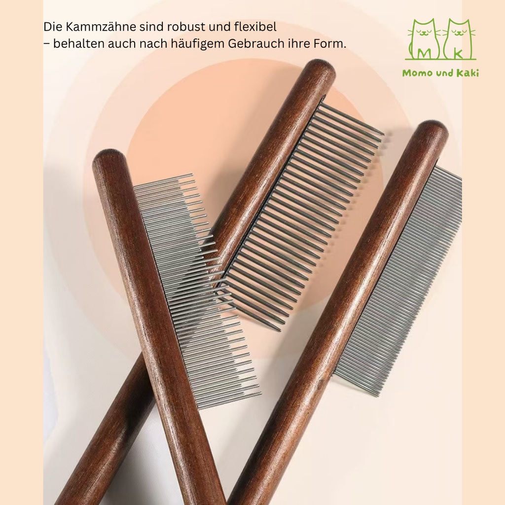 Kamm für Katze oder Hunde – 3er-Set gegen Unterwolle & Verfilzungen