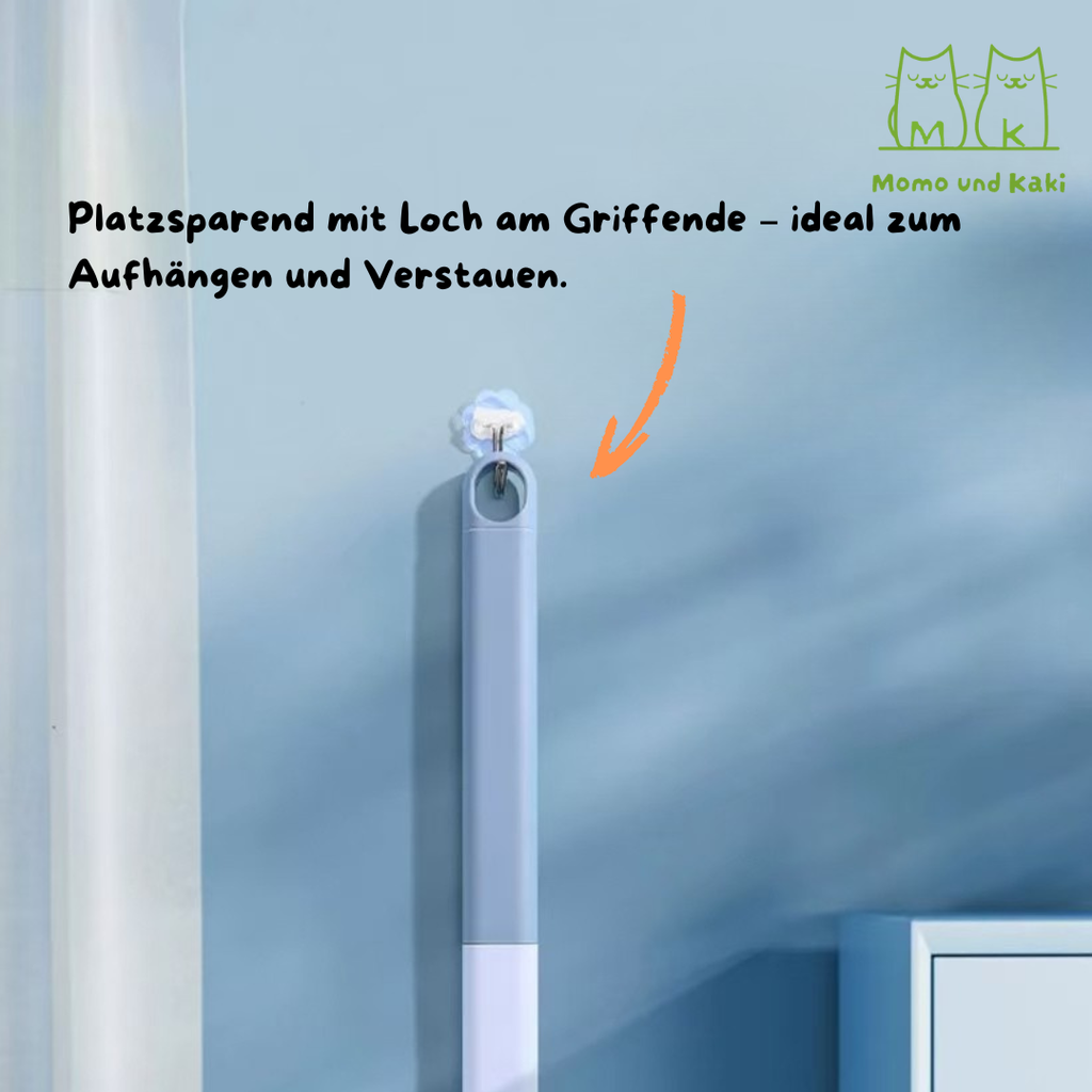 Fusselbürste Tierhaare für Katze & Hund|Tierhaarentferner Multifunktion|lange Griff|3 in 1 Reinigungsbürste