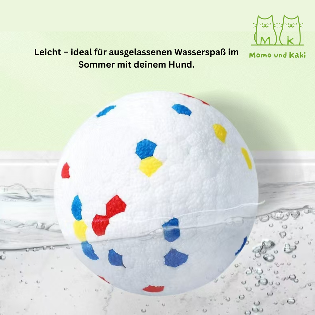 Elastischer Vollgummi-Hundeball – bissfest & sanft zum Zahnfleisch