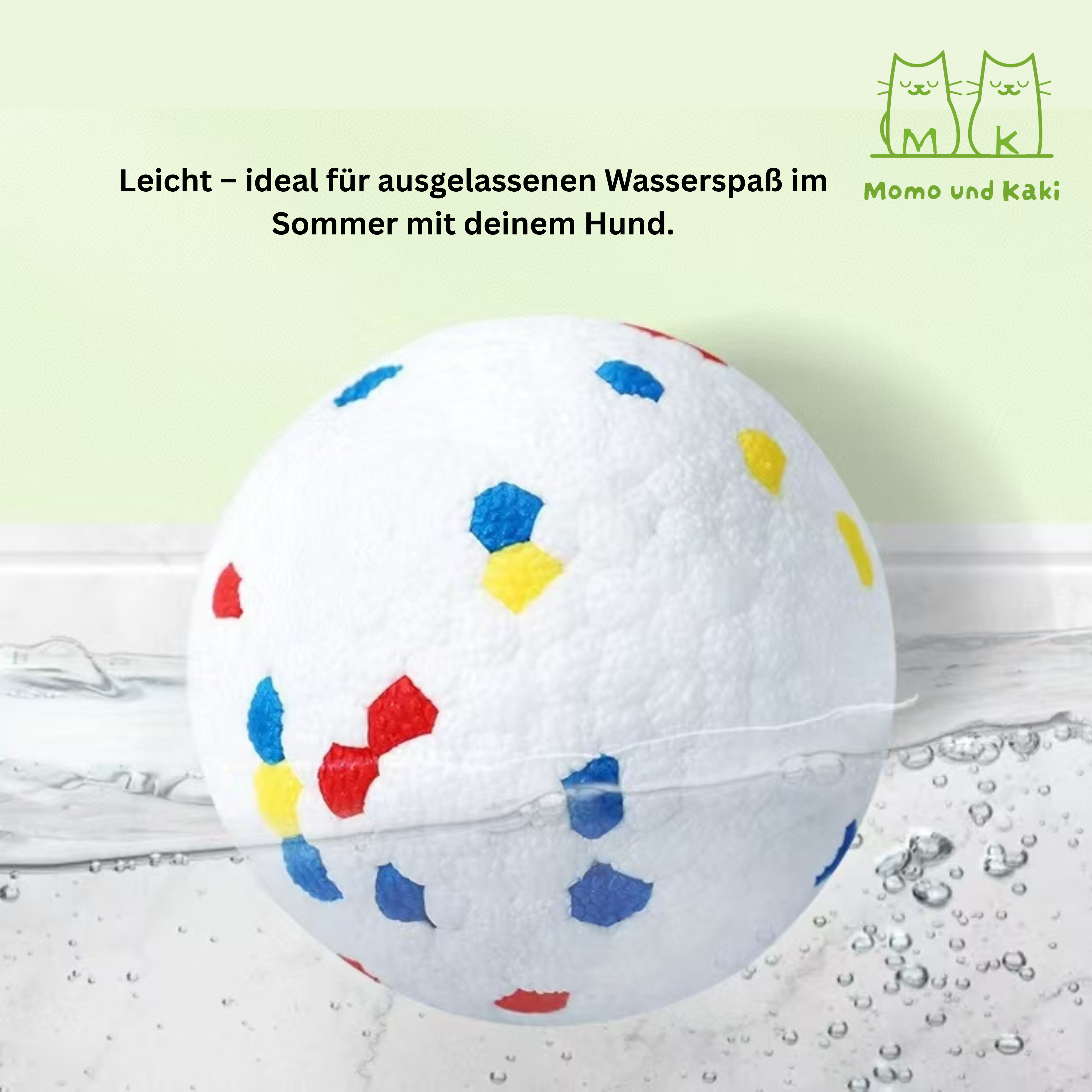 Elastischer Vollgummi-Hundeball – bissfest & sanft zum Zahnfleisch