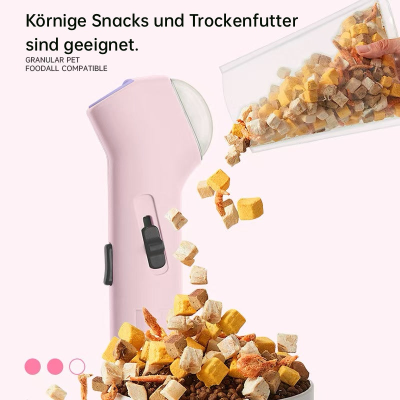 Leckerli-Werfer – Interaktives Training für Katzen & Hunde
