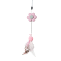 Blumen-Katzenangel mit Federn und integrierter Glocke – leicht, interaktiv & bindungsfördernd